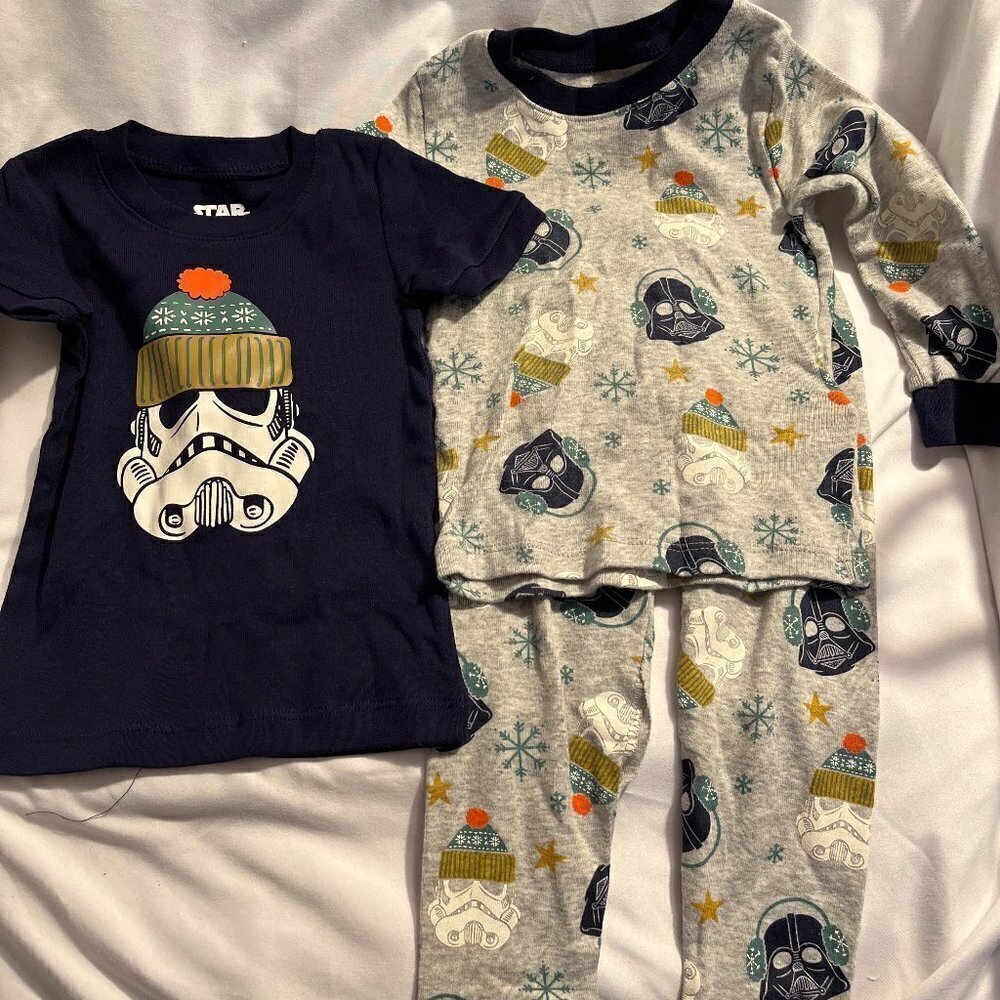 Christmas-Themed Star Wars Three-Piece Kid's Pajama Set